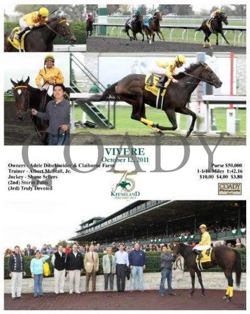 Vivere - 101211 Race 03 Keeneland