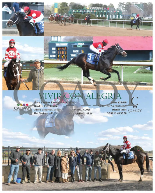 Vivir Con Alegria - 01-23-25 R05 Op Oaklawn Park