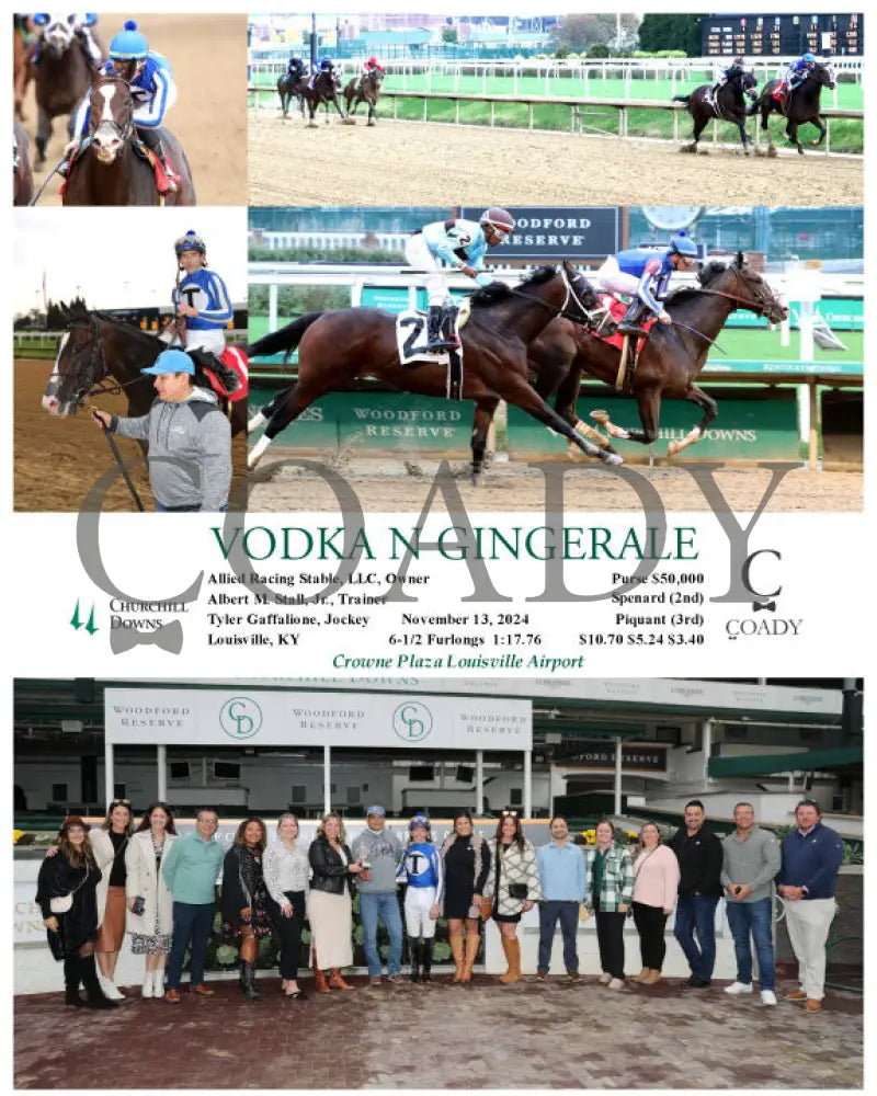 Vodka N Gingerale - 11-13-24 R05 Cd Group Churchill Downs