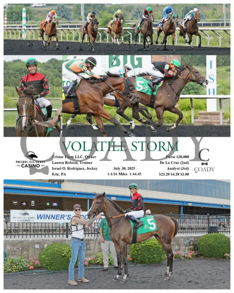VOLATILE STORM - 07-30-25 - R06 - PID Presque Isle Downs