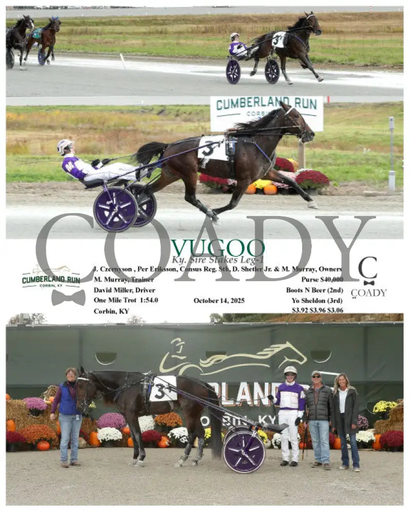 VUGOO - 102825 - Race 01 - CMR Ky. Sire Stakes Leg 2 Presque Isle Downs