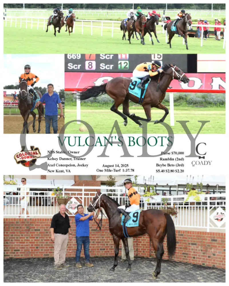 VULCAN’S BOOTS - 08-14-25 - R05 - CNL Colonial Downs