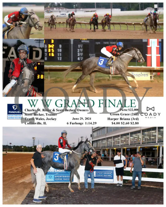 W Grand Finale - 06-29-24 R03 Fan Fanduel Sportsbook Horse Racing