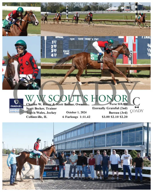 W Scout’s Honor - 10-01-24 R06 Fan Fanduel Sportsbook Horse Racing