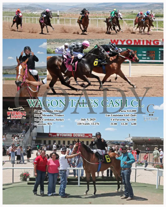 WAGON TALES CASH CL - 07-05-25 - R02 - WYO Wyoming Downs