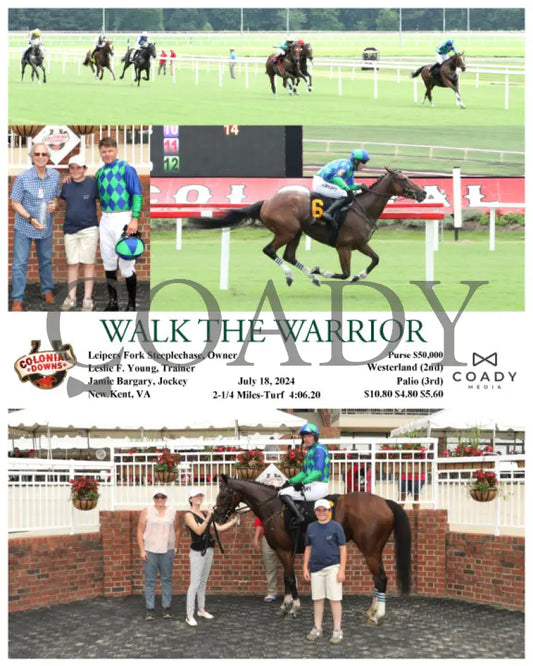 Walk The Warrior - 07-18-24 R01 Cnl Colonial Downs