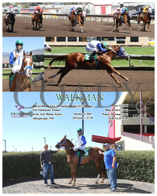 WALKMAN - 10-05-25 - R01 - ALB Downs at Albuquerque