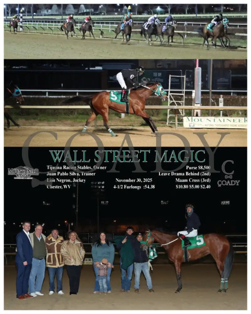 WALL STREET MAGIC - 11-30-25 - R08 - MNR - Coady Media - Kurtis Coady Photography