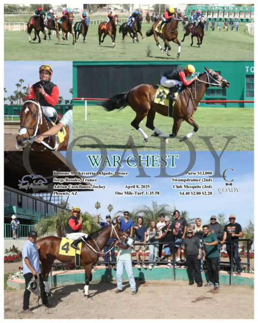 WAR CHEST - 04-08-25 - R06 - TUP Turf Paradise