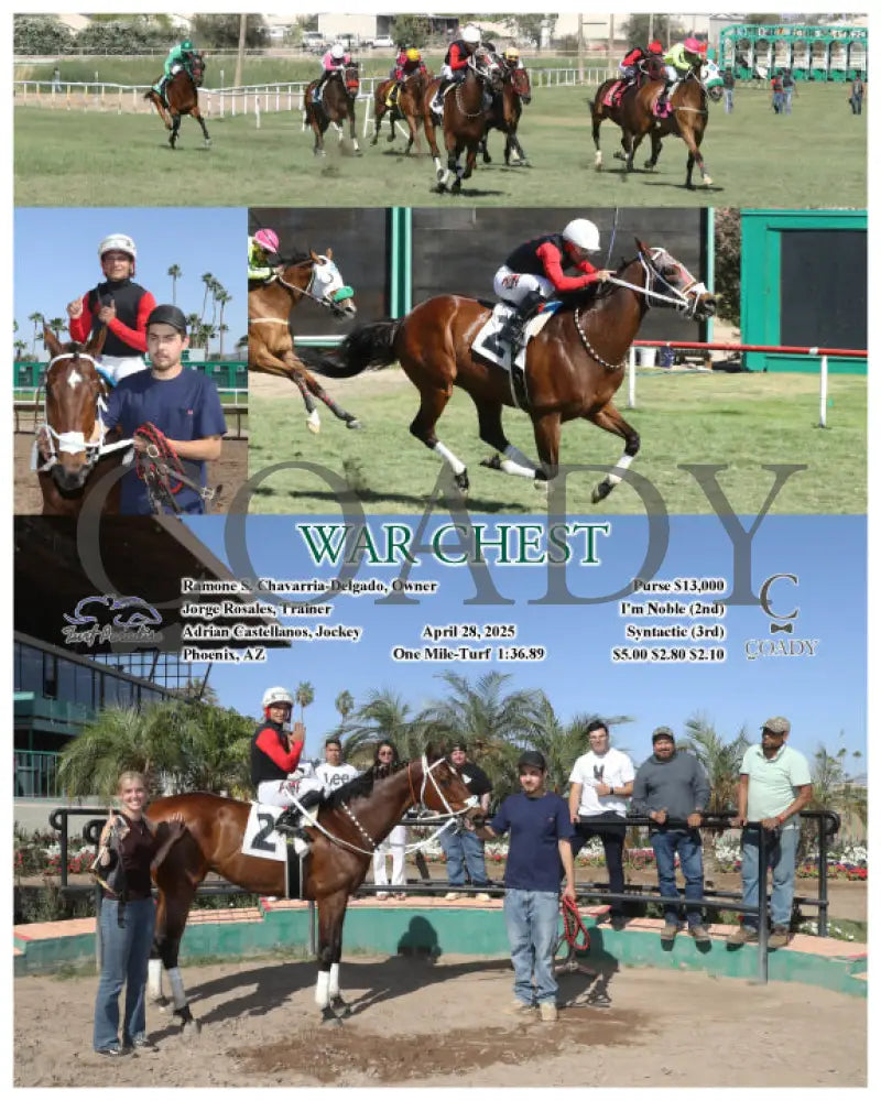 WAR CHEST - 04-28-25 - R06 - TUP Turf Paradise