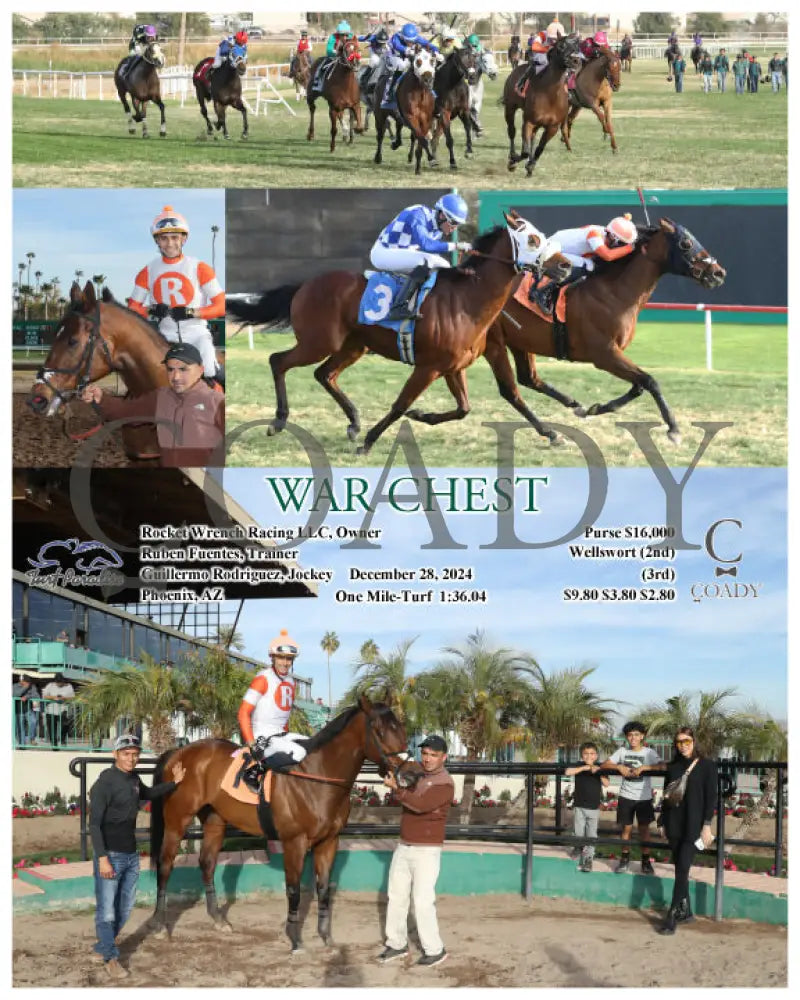 War Chest - 12-28-24 R08 Tup Turf Paradise