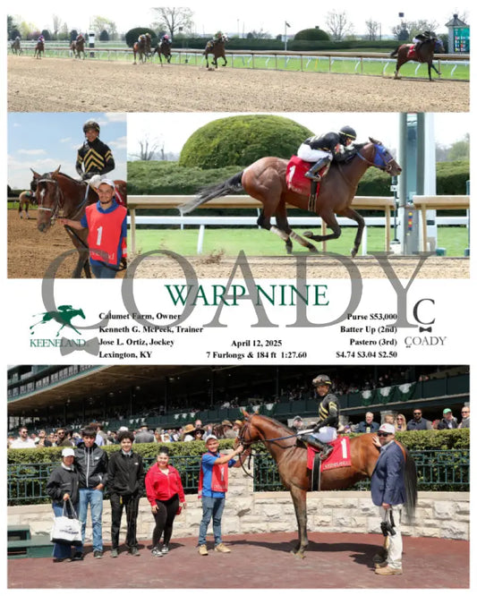 WARP NINE - 041225 - Race 01 - KEE Keeneland