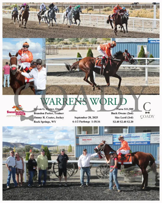 WARRENS WORLD - 09-28-25 - R07 - SWF Sweetwater Downs