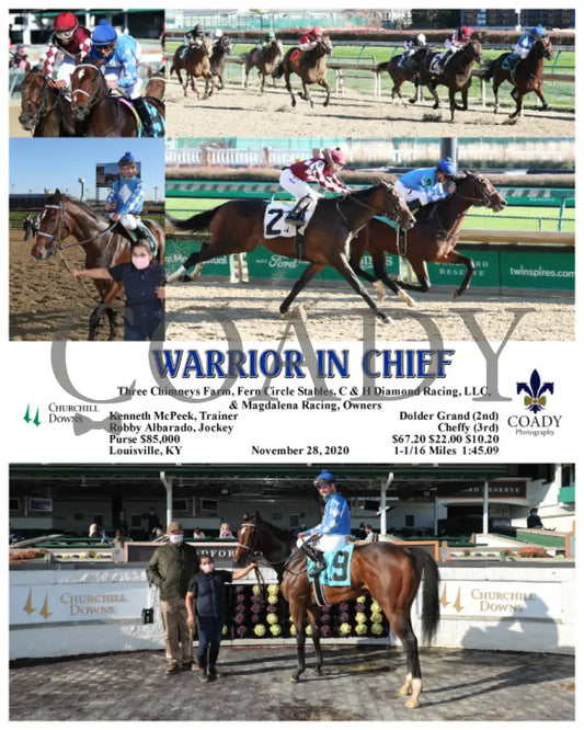 Warrior In Chief - 11-28-20 R04 Cd Churchill Downs