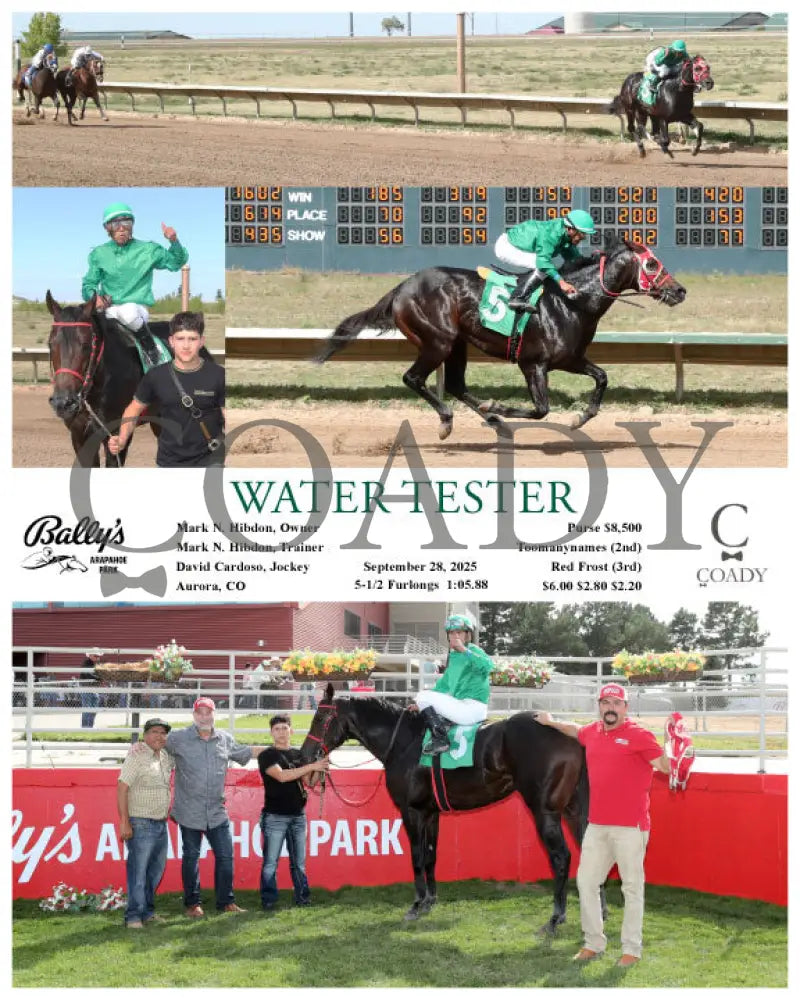 WATER TESTER - 09-28-25 - R04 - ARP Arapahoe Park