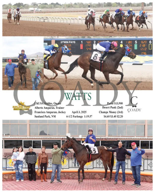 WATTS - 04-03-25 - R03 - SUN Sunland Park