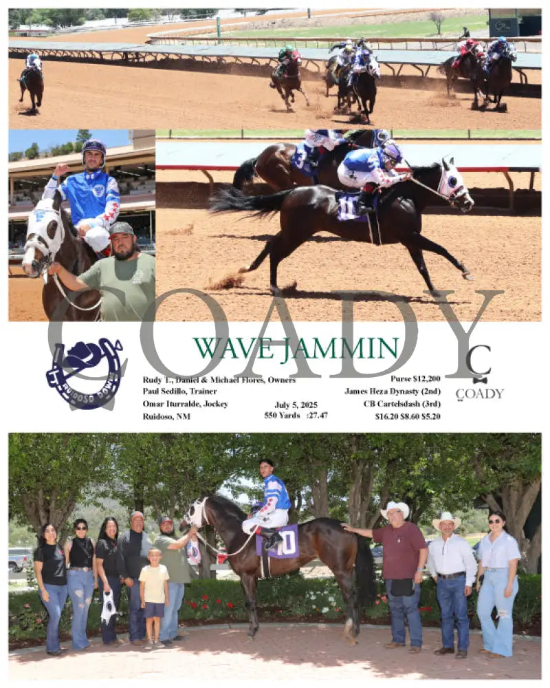WAVE JAMMIN - 07-05-25 - R01 - RUI Ruidoso Downs
