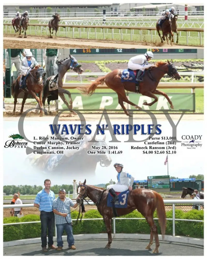 Waves N’ Ripples - 052816 Race 01 Btp Belterra Park