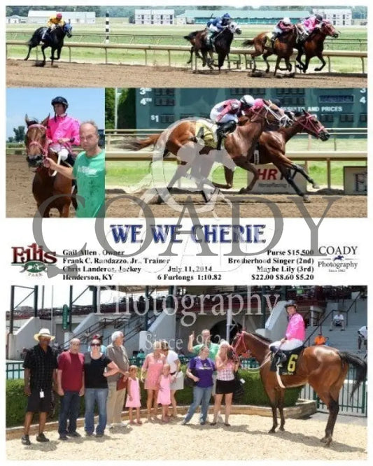 We Cherie - 071114 Race 02 Elp Ellis Park