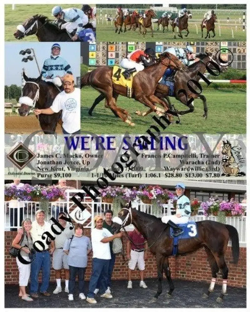 We Re Sailing - 7 2009 Colonial Downs