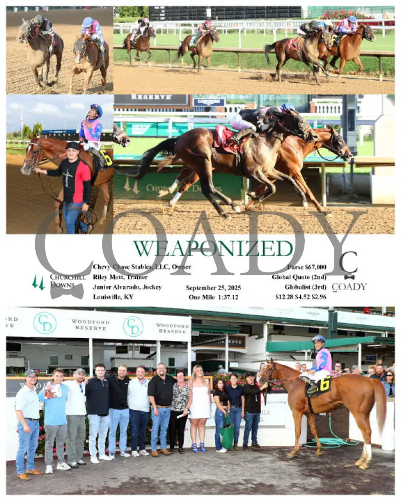 WEAPONIZED - 092525 - Race 03 - CD Churchill Downs