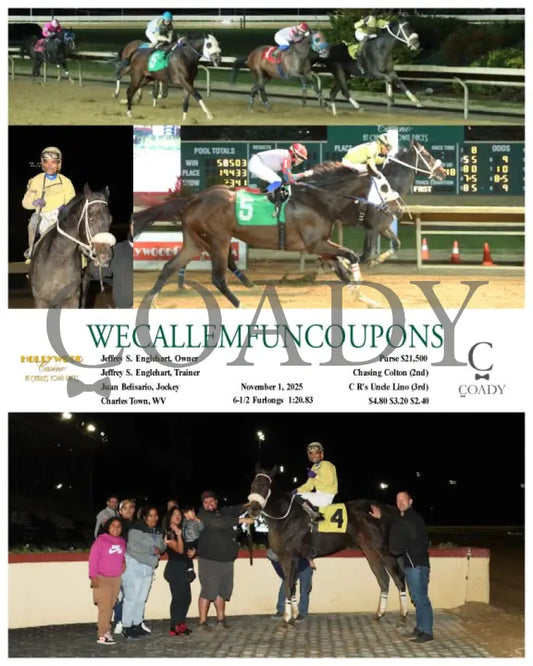 WECALLEMFUNCOUPONS - 11-01-25 - R05 - CT Hollywood Casino at Charles Town Races