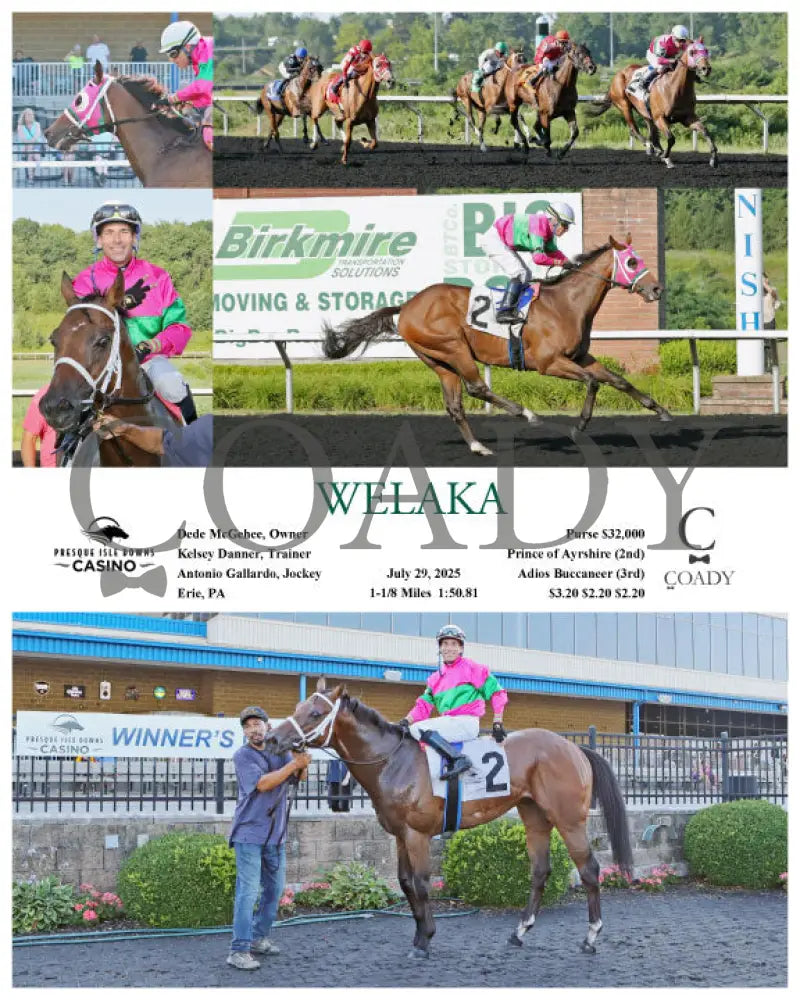 WELAKA - 07-29-25 - R07 - PID Presque Isle Downs