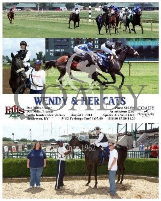 Wendy & Her Cats - 080914 Race 01 Elp Ellis Park