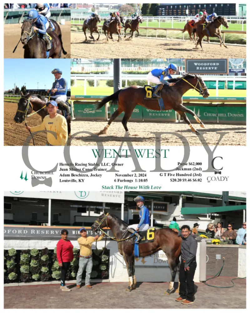Went West - 11-02-24 R02 Cd Churchill Downs