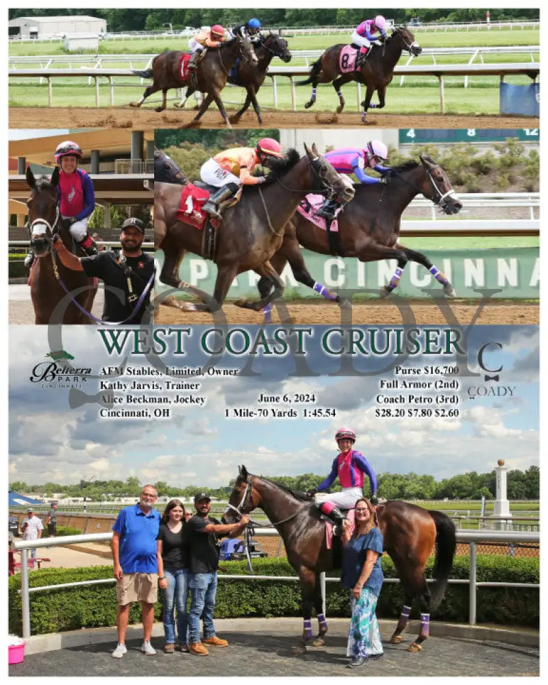West Coast Cruiser - 06-06-24 R08 Btp Belterra Park