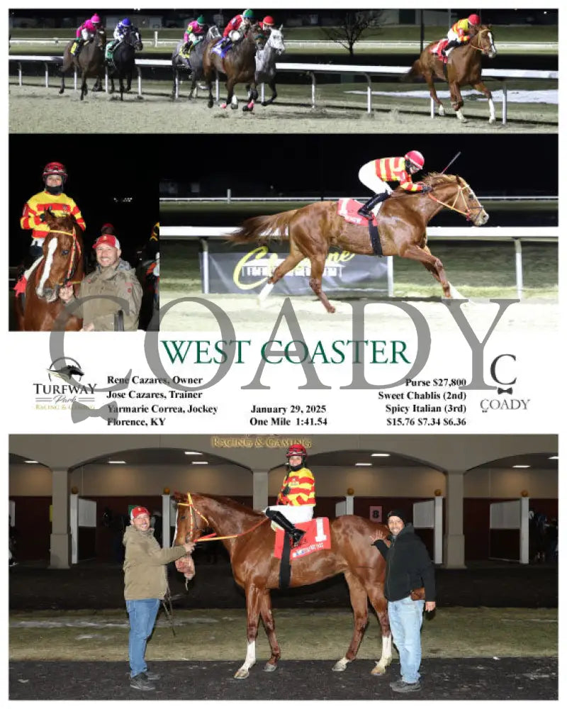 West Coaster - 01-29-25 R09 Tp Turfway Park