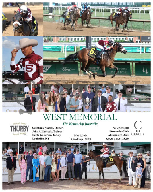 West Memorial - The Kentucky Juvenile 05-02-24 R09 Cd Churchill Downs