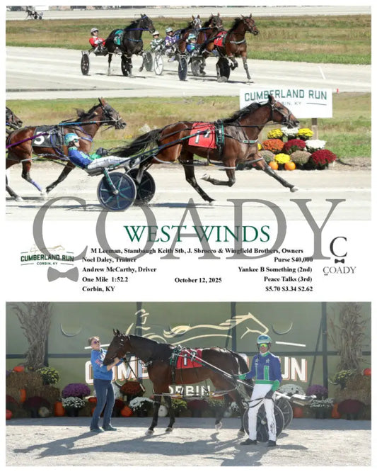 WEST WINDS - 10-12-25 - R07 - CMR Presque Isle Downs