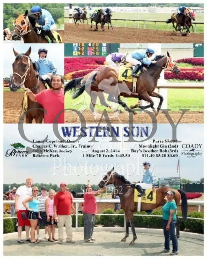 Western Sun - 080214 Race 04 Btp Belterra Park