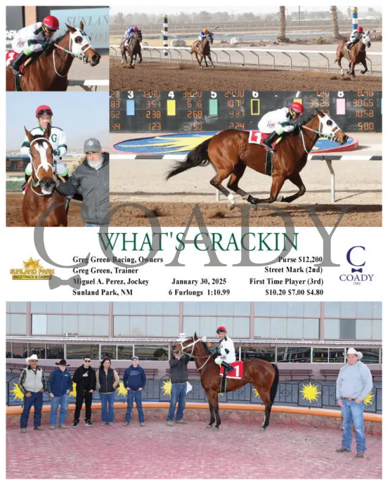 What’s Crackin - 01-30-25 R08 Sun Turfway Park