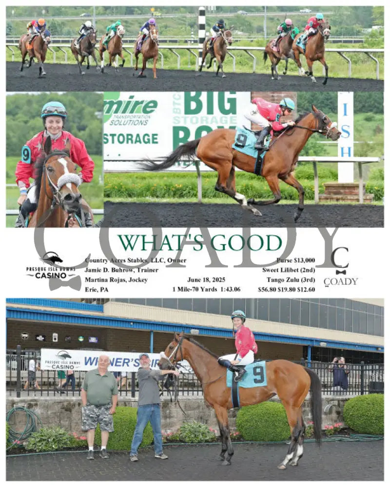 WHAT’S GOOD - 06-18-25 - R08 - PID Presque Isle Downs