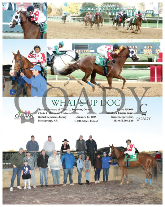 What’s Up Doc - 01-24-25 R09 Op Oaklawn Park