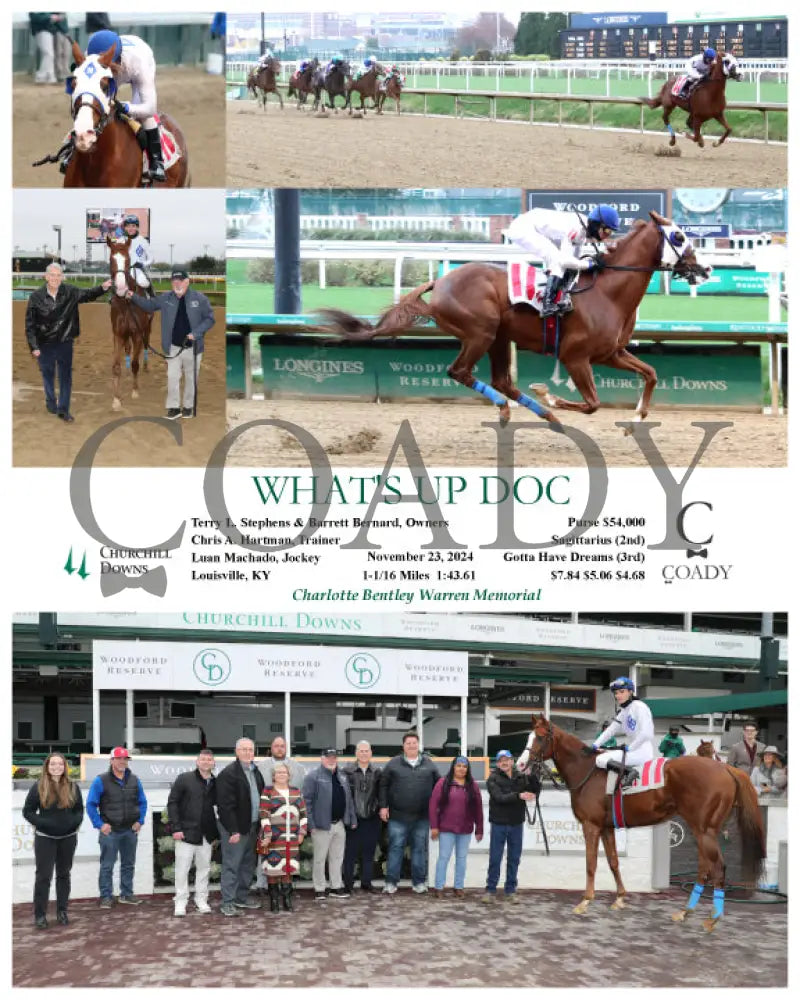 What’s Up Doc - 11-23-24 R03 Cd Churchill Downs