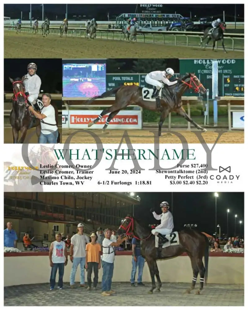What’shername - 06-20-24 R05 Ct Hollywood Casino At Charles Town Races