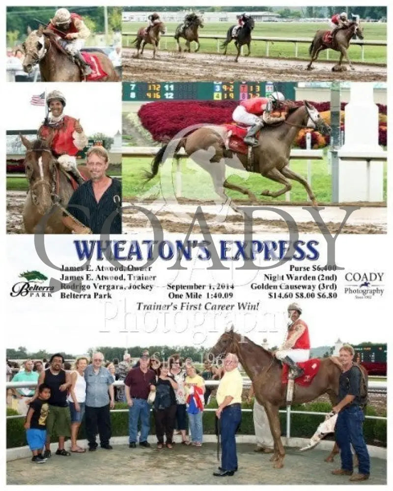 Wheaton’s Express - 090114 Race 05 Btp Belterra Park