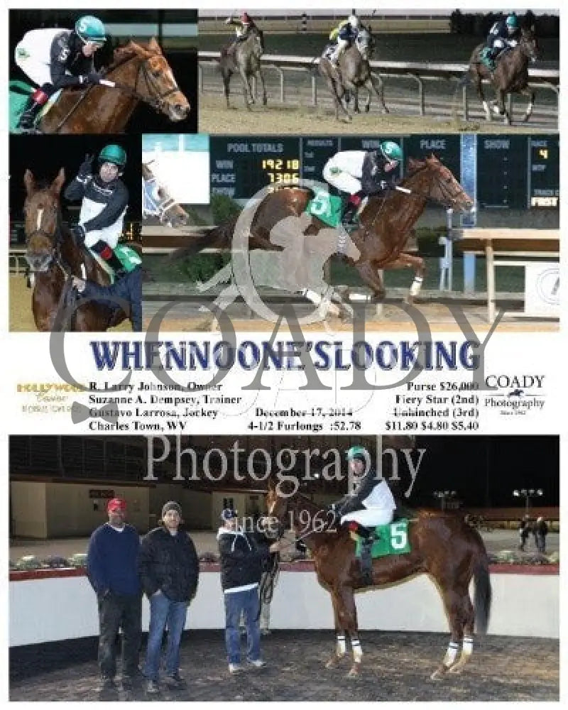 Whennoone’slooking - 121714 Race 04 Ct Hollywood Casino At Charles Town Races