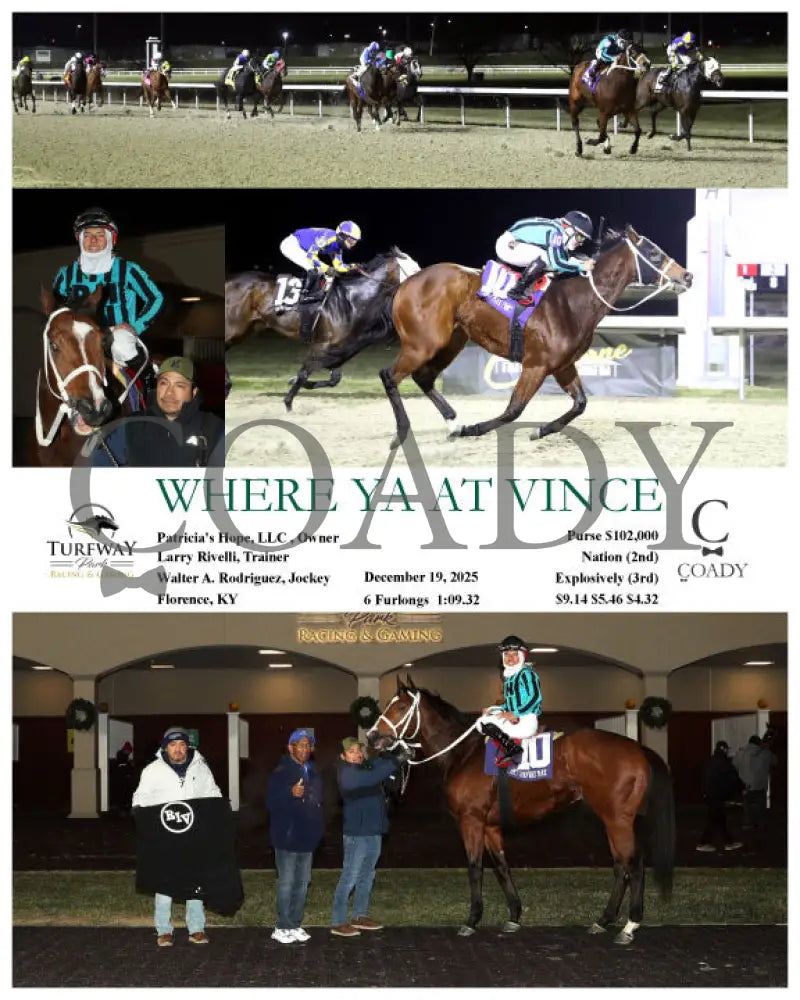 WHERE YA AT VINCE - 12-19-25 - R08 - TP - Coady Media - Kurtis Coady Photography