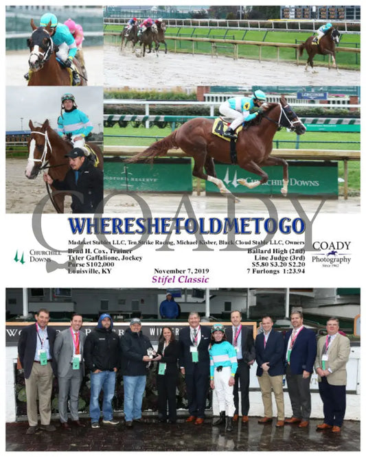 Whereshetoldmetogo - 11-07-19 R02 Cd Group Churchill Downs