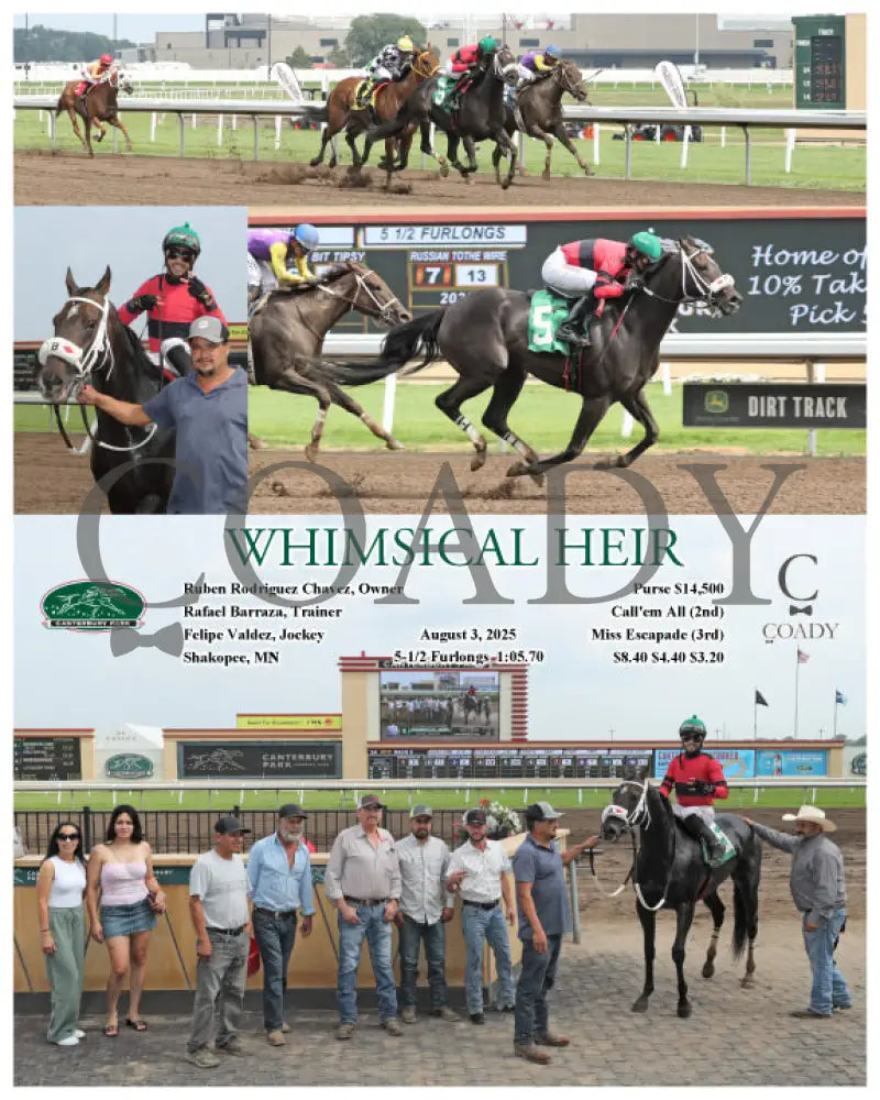 WHIMSICAL HEIR - 08-03-25 - R05 - CBY Canterbury Park