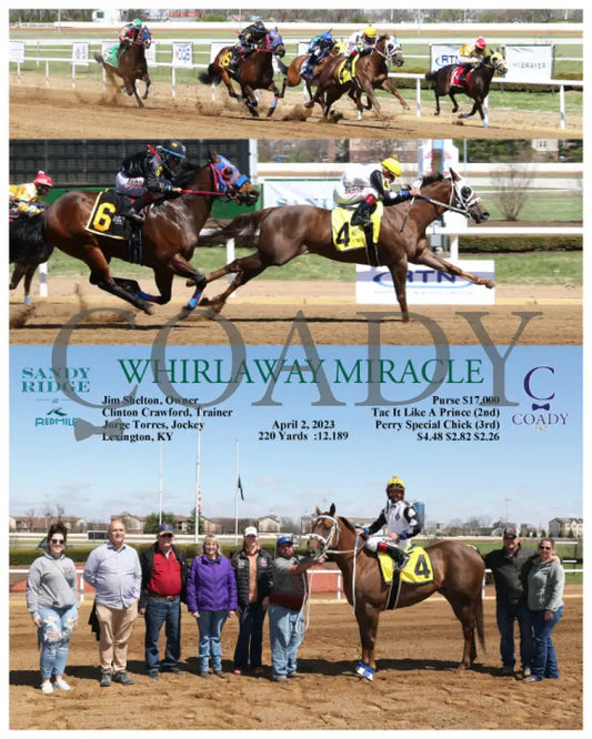 Whirlaway Miracle - 04-02-23 R 01 Srm Photograph