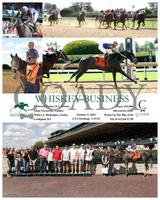 WHISKEY BUSINESS - 100525 - Race 02 - KEE Keeneland