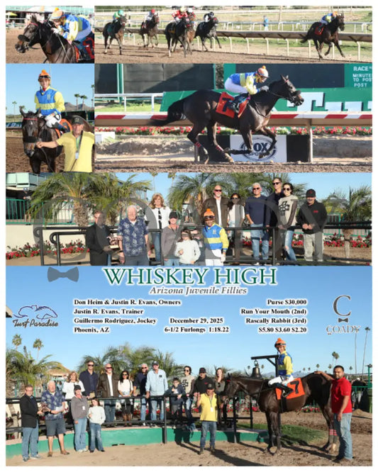 WHISKEY HIGH - Arizona Juvenile Fillies - 12-29-25 - R06 - TUP - Coady Media - Kurtis Coady Photography