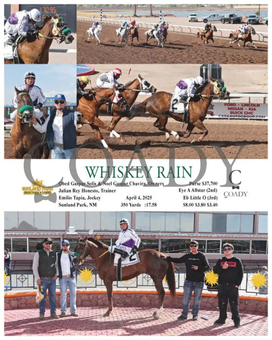 WHISKEY RAIN - 04-04-25 - R10 - SUN Sunland Park