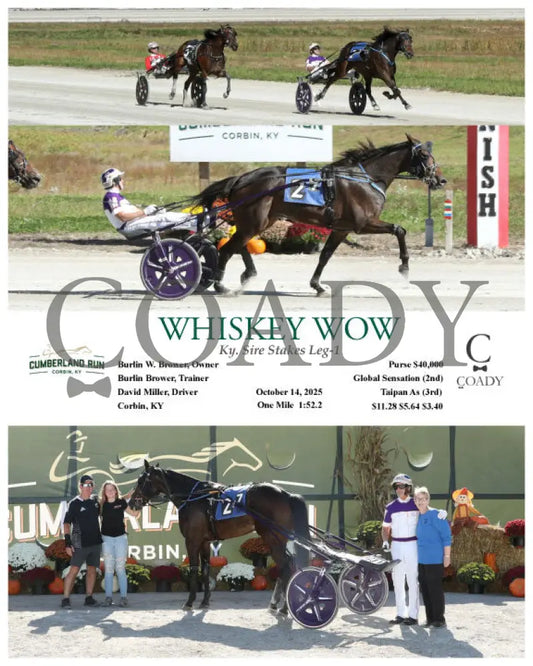 WHISKEY WOW - 101425 - Race 07 - CMR Presque Isle Downs