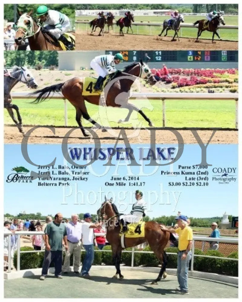 Whisper Lake - 060614 Race 01 Btp Belterra Park